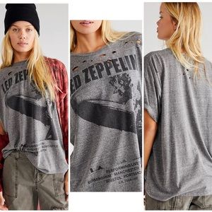 NWT Led Zeppelin Blimp 1969 Merch Tee
